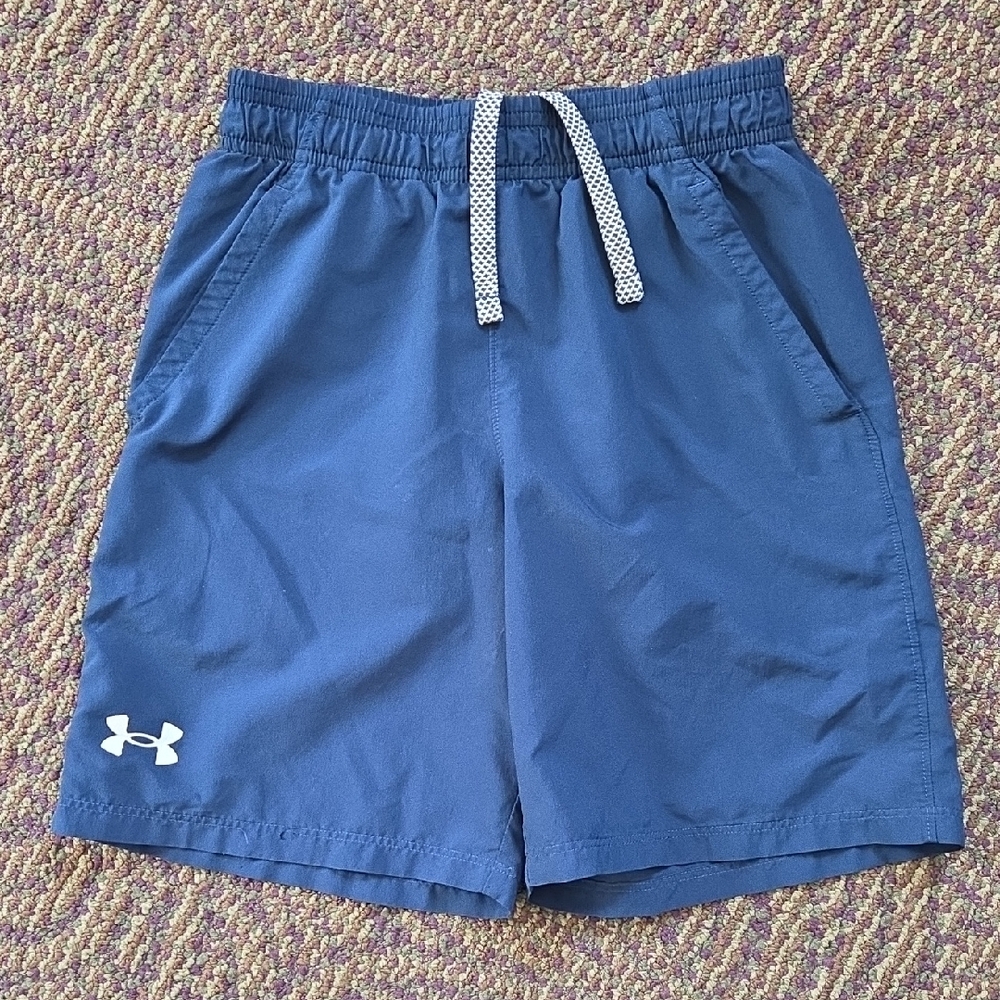 Under Armour Navy Blue Shorts with Drawstring